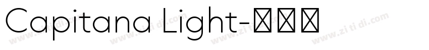 Capitana Light字体转换